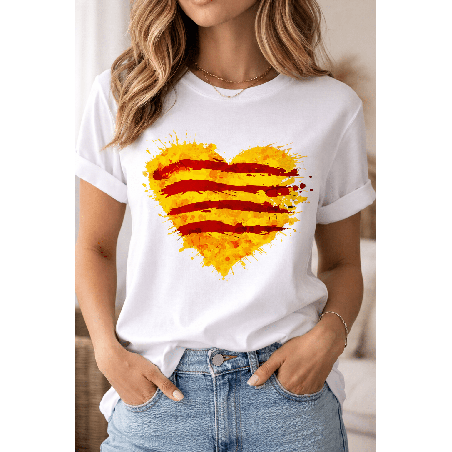 Tee-shirt Coeur Catalan